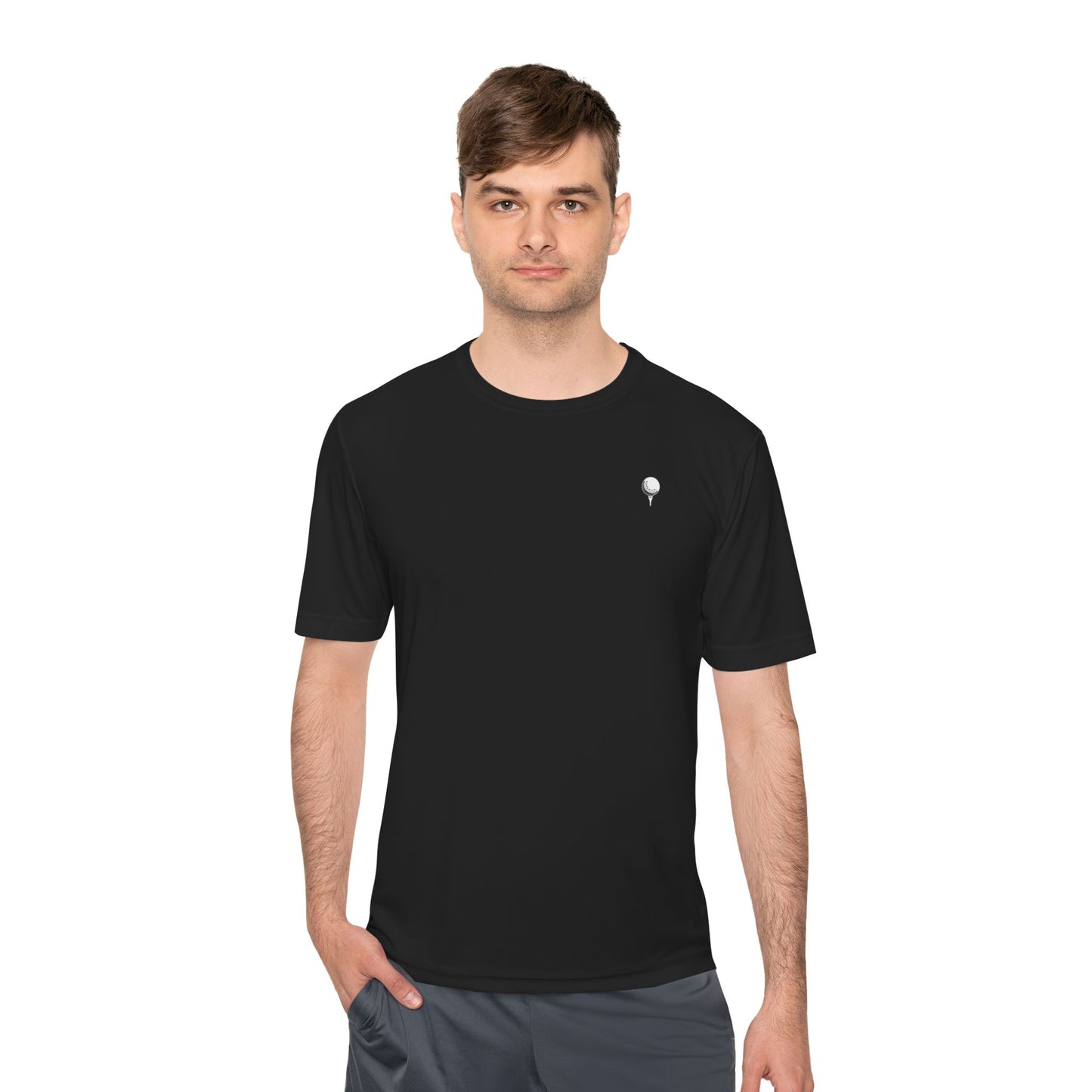 Hooballa Golf Moisture Wicking Tee- Summer 2025 Season NEW Black Color