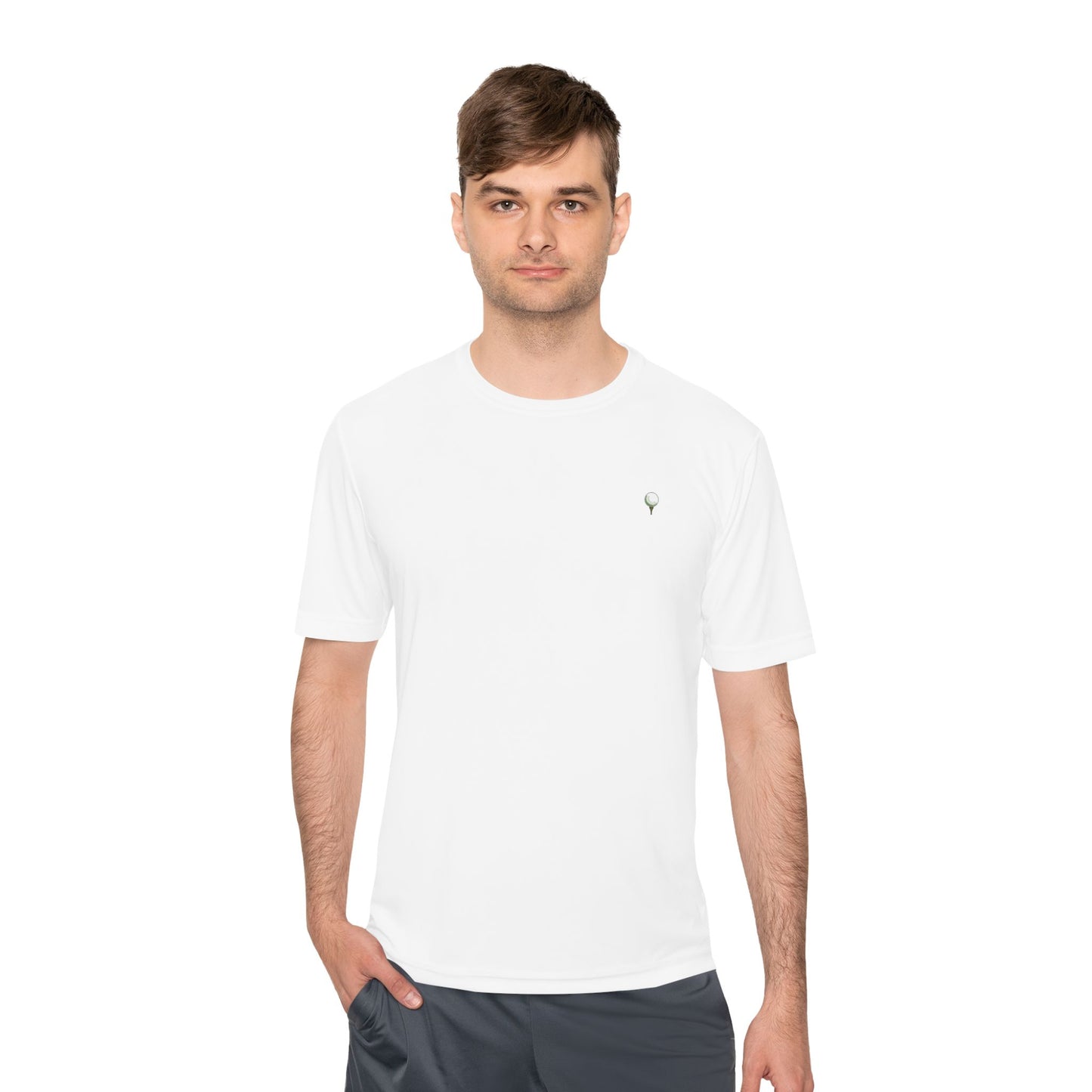 Hooballa Golf Moisture Wicking Tee- Summer 2025 Season New Iron Grey and Silver