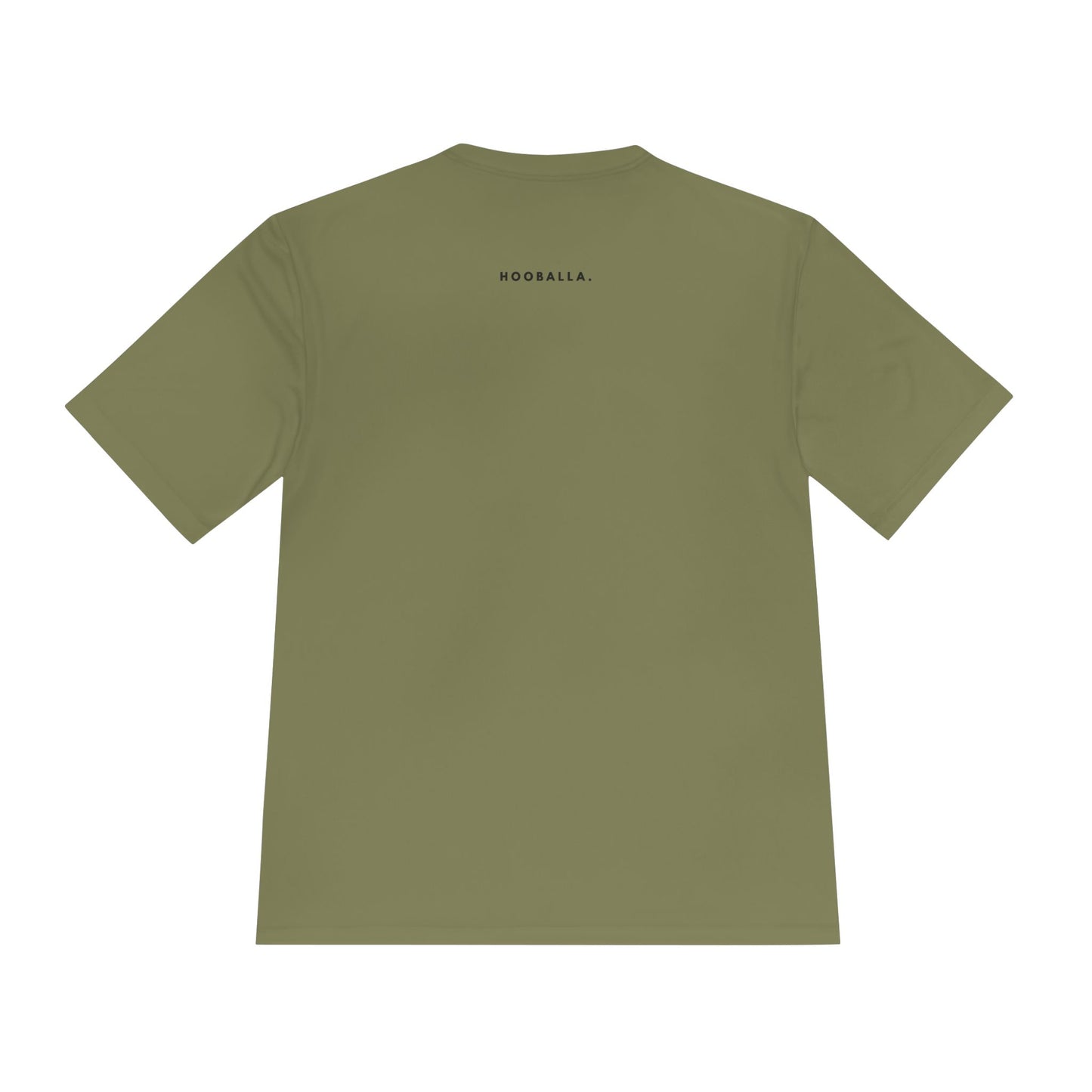 Hooballa Golf Moisture Wicking Tee- Summer 2025 Season NEW Olive Green