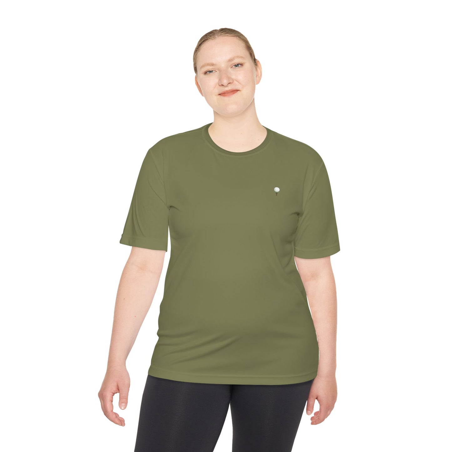 Hooballa Golf Moisture Wicking Tee- Summer 2025 Season NEW Olive Green