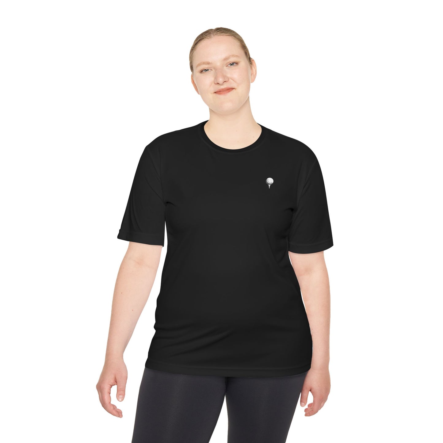 Hooballa Golf Moisture Wicking Tee- Summer 2025 Season NEW Black Color
