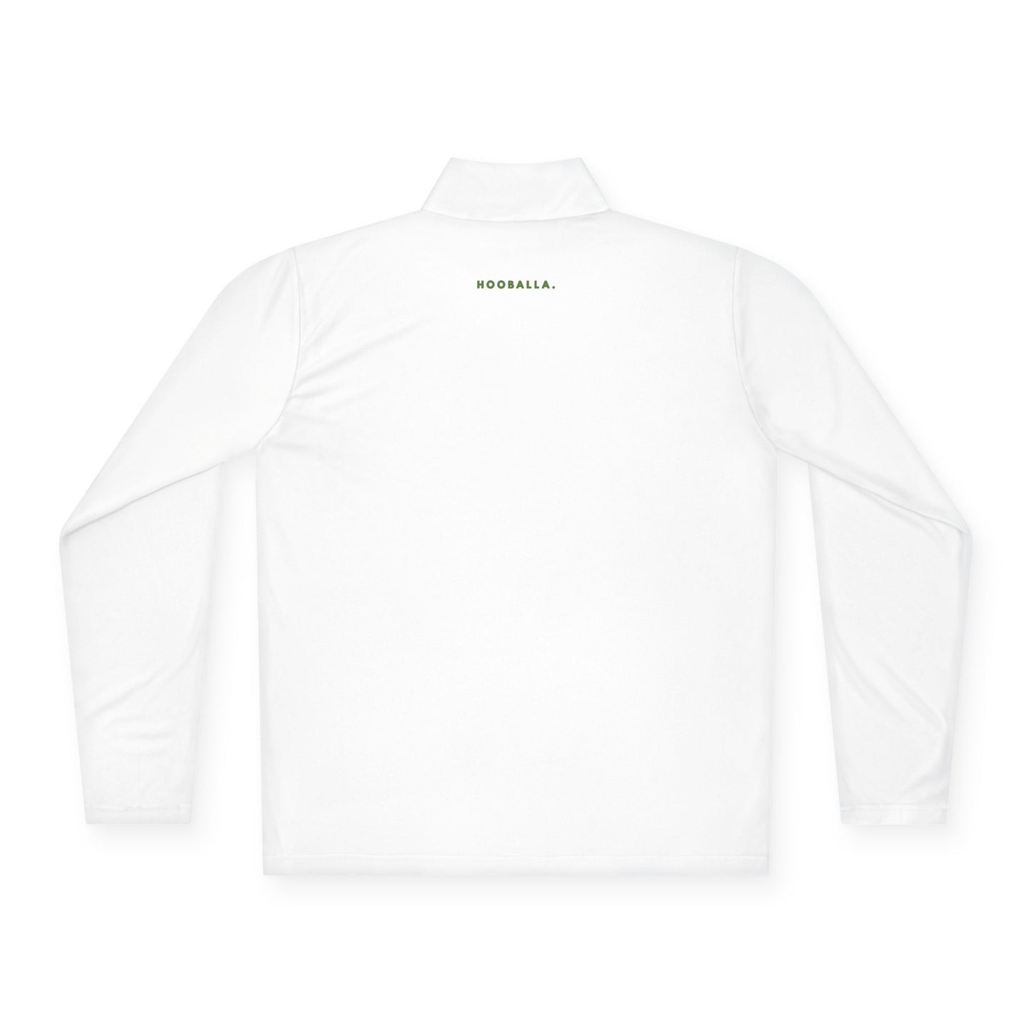 Hooballa Golf Lightweight Q-Zip - 2025 Season Classy in White