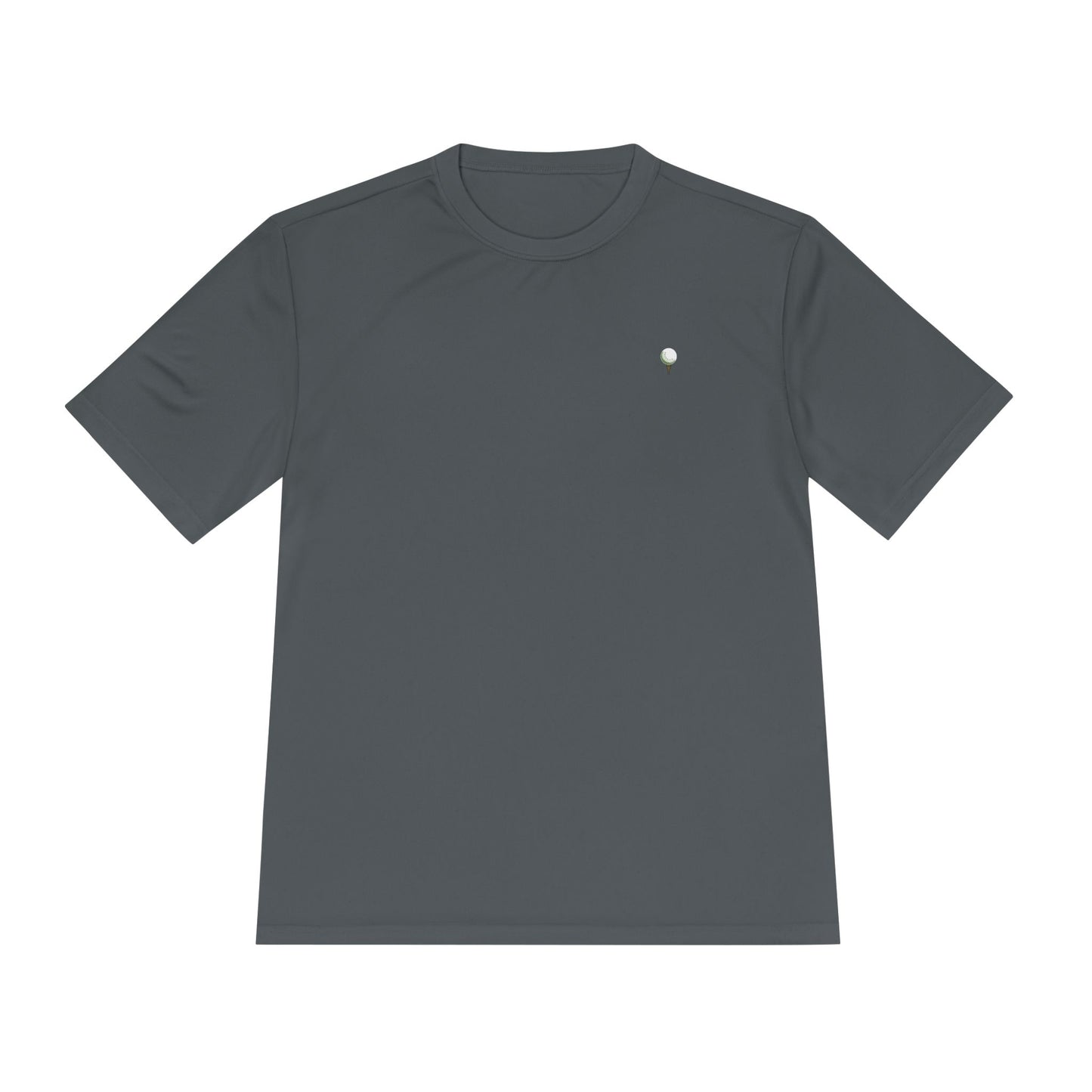 Hooballa Golf Moisture Wicking Tee- Summer 2025 Season New Iron Grey and Silver