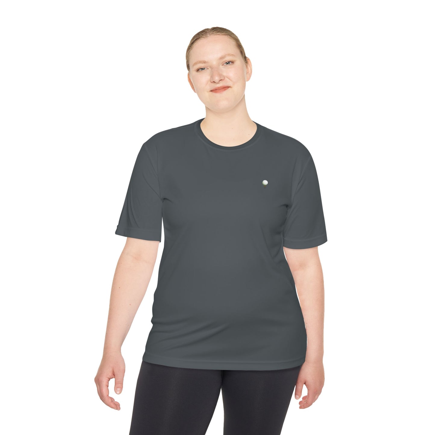 Hooballa Golf Moisture Wicking Tee- Summer 2025 Season New Iron Grey and Silver