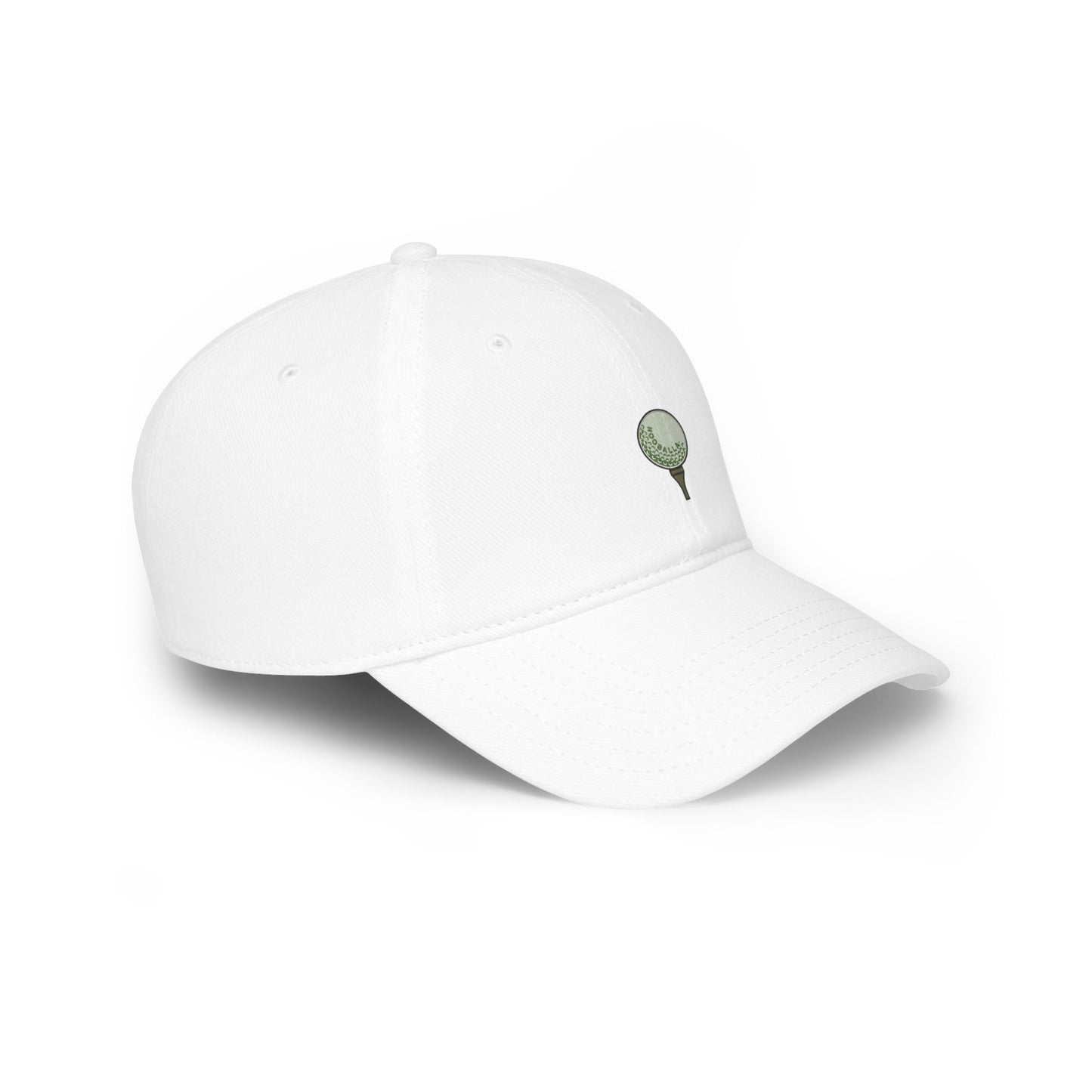 Summer 2025 Golf Hat- Classy Golf Ball on Tee by Hooballa