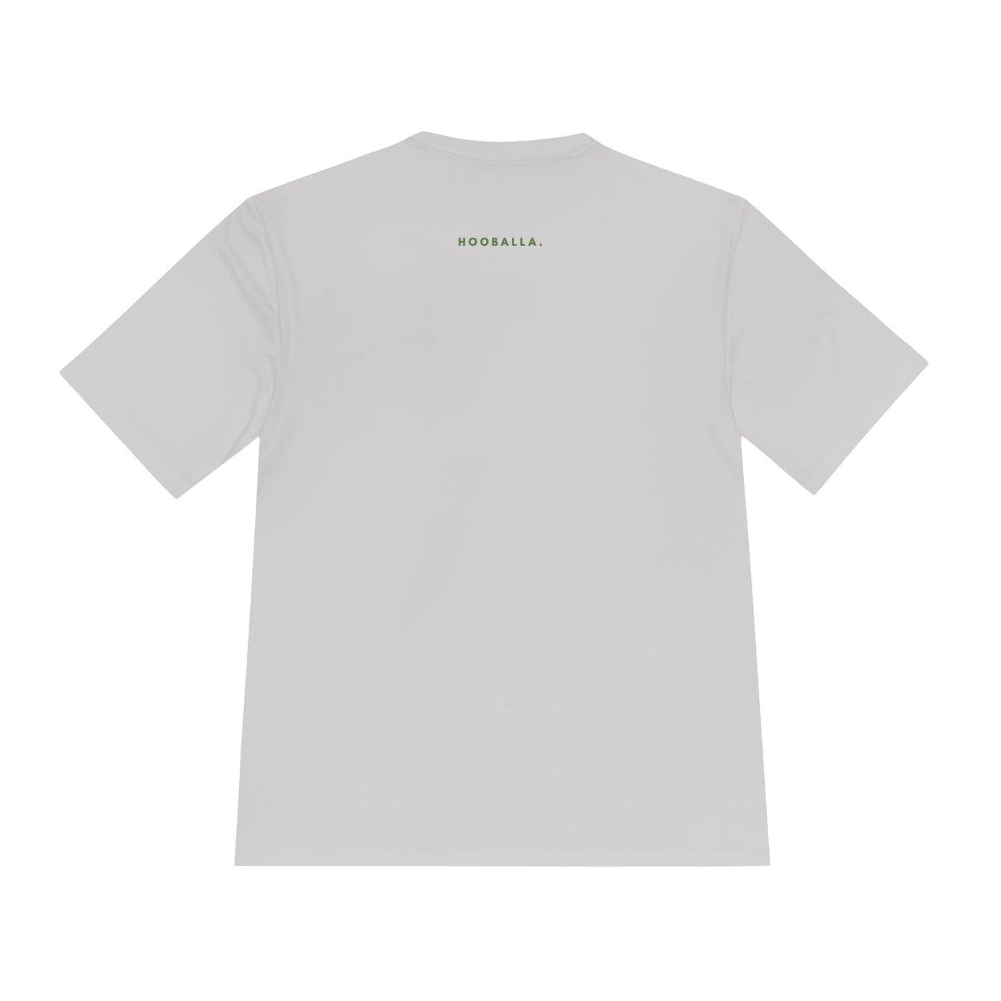 Hooballa Golf Moisture Wicking Tee- Summer 2025 Season New Iron Grey and Silver