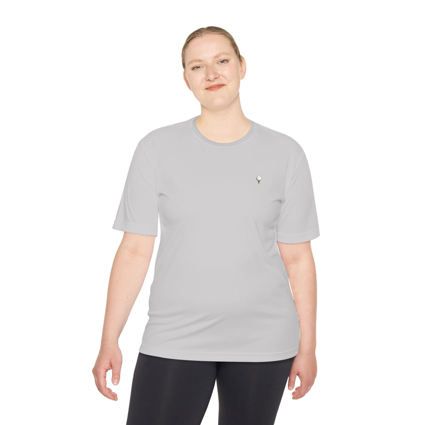 Hooballa Golf Moisture Wicking Tee- Summer 2025 Season New Iron Grey and Silver