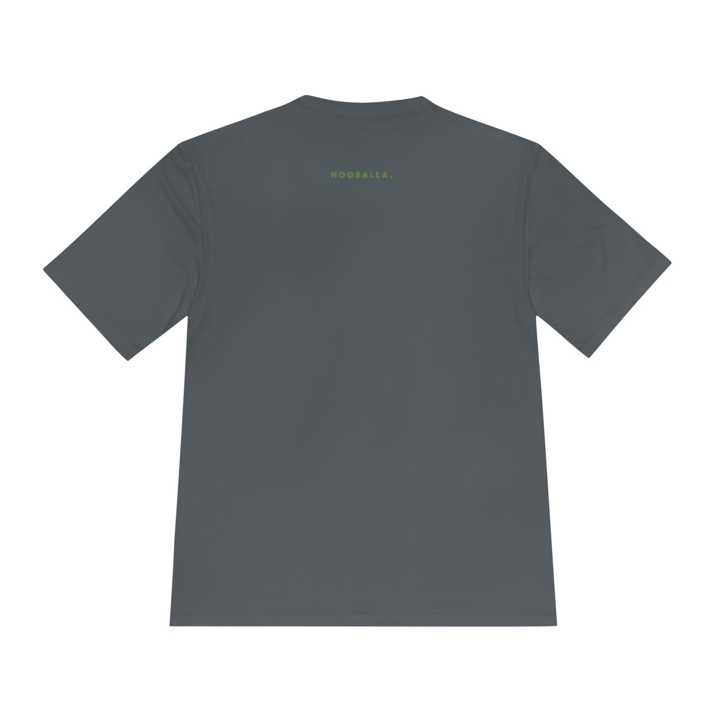 Hooballa Golf Moisture Wicking Tee- Summer 2025 Season New Iron Grey and Silver