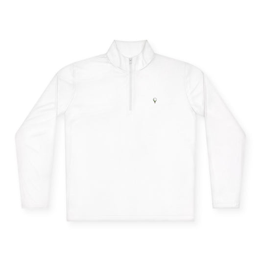 Hooballa Golf Lightweight Q-Zip - 2025 Season Classy in White
