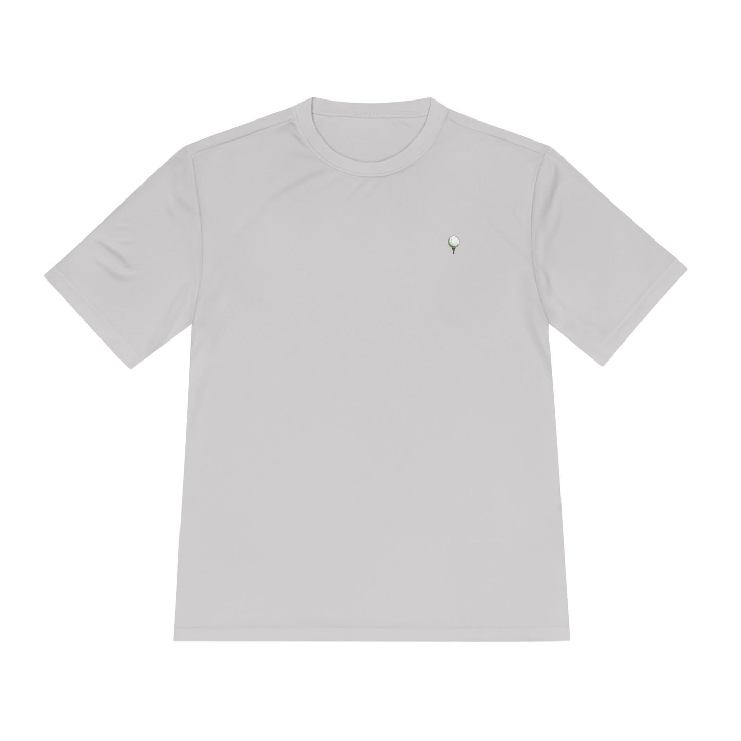 Hooballa Golf Moisture Wicking Tee- Summer 2025 Season New Iron Grey and Silver