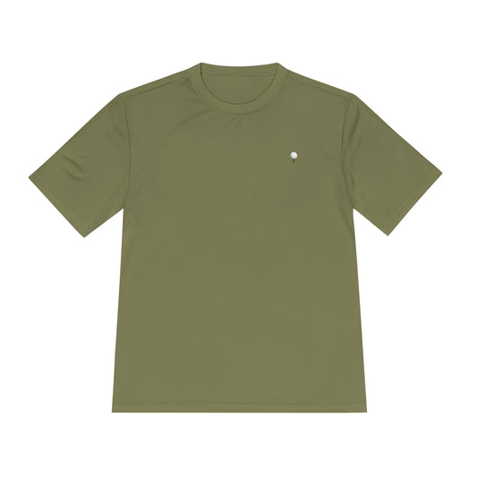 Hooballa Golf Moisture Wicking Tee- Summer 2025 Season NEW Olive Green