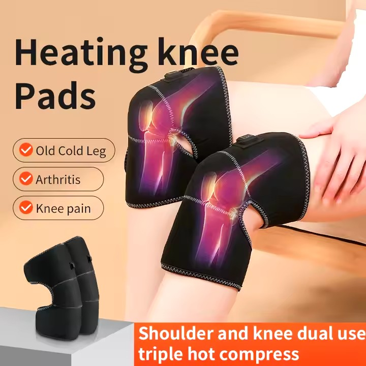 Heated Knee Brace Wrap with Massage, Vibration, and 360° Leg Support